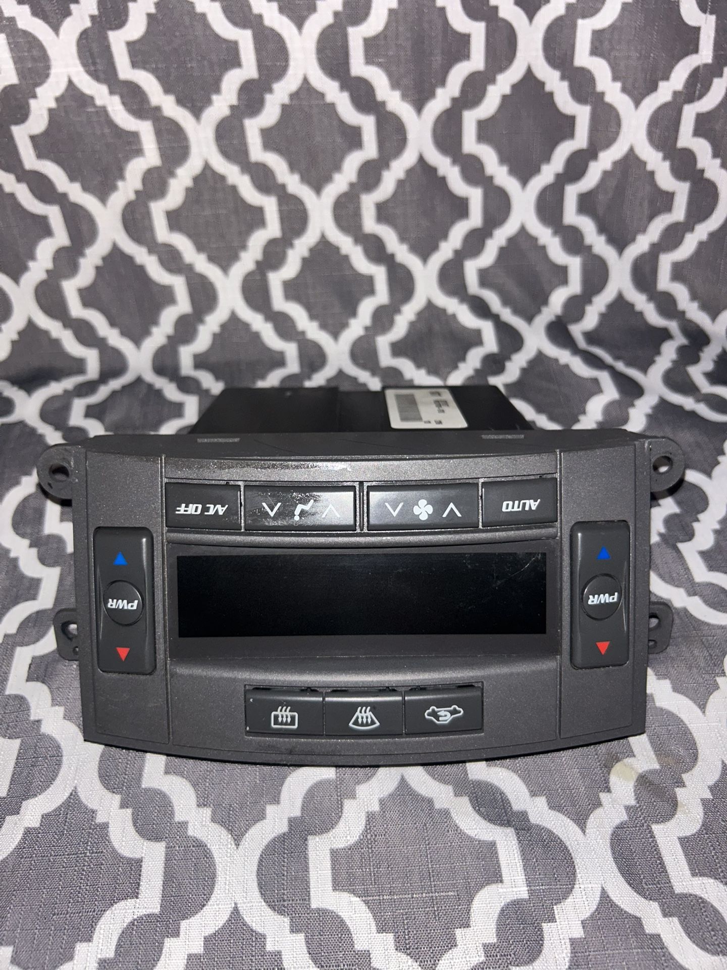 Climate Control Unit 2003-2007 Cadillac Cts