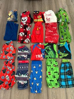 6/7-7/8 boy pajama 10 set $40