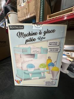 Nostalgia Retro Table-Top Snow Cone Maker
