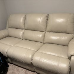 Ashely furniture Dual Power Leather Reclining Sofa