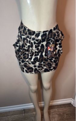 Cheetah print skirt