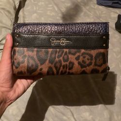 leopard print womens wallet