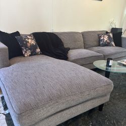 Grey L-Shaped sectional LAF