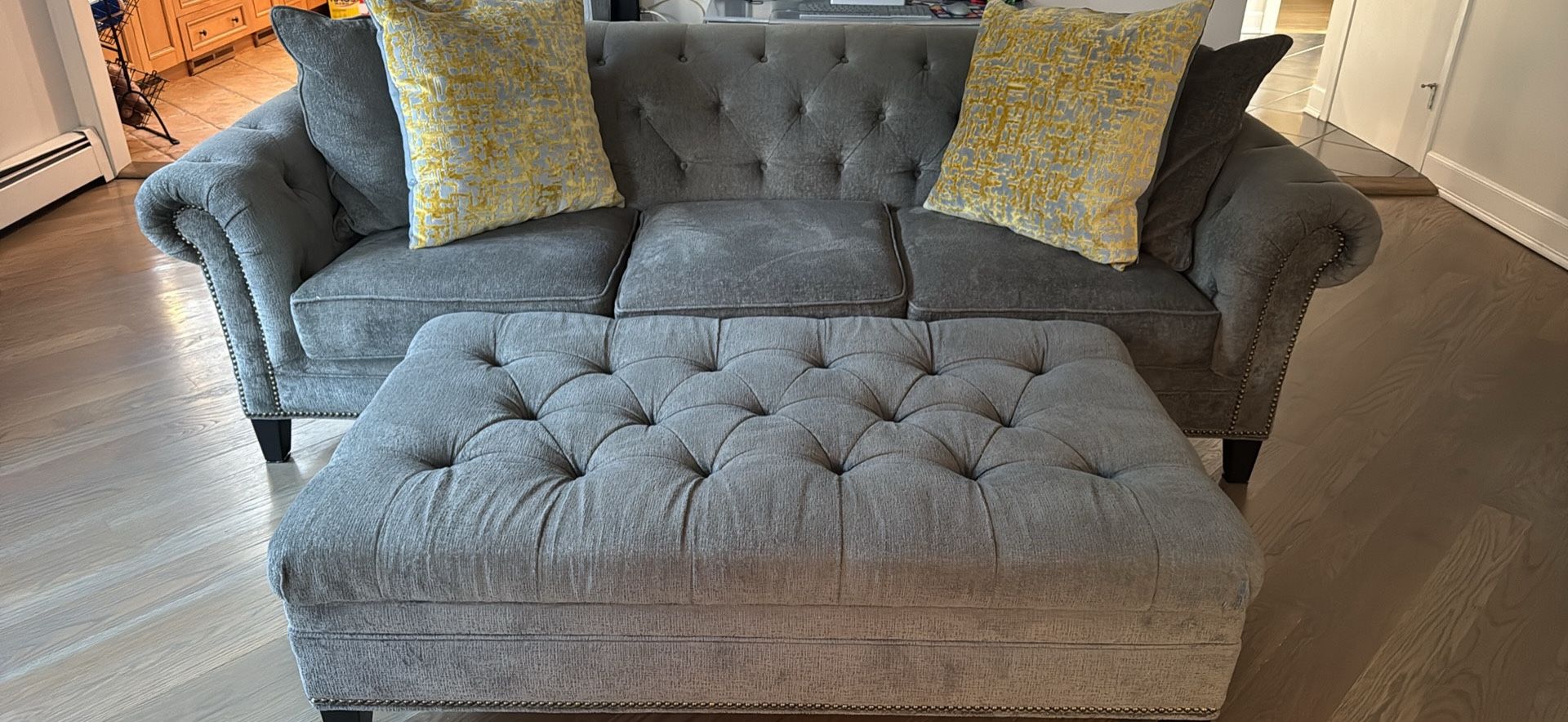 Macy’s Sofa and Ottoman