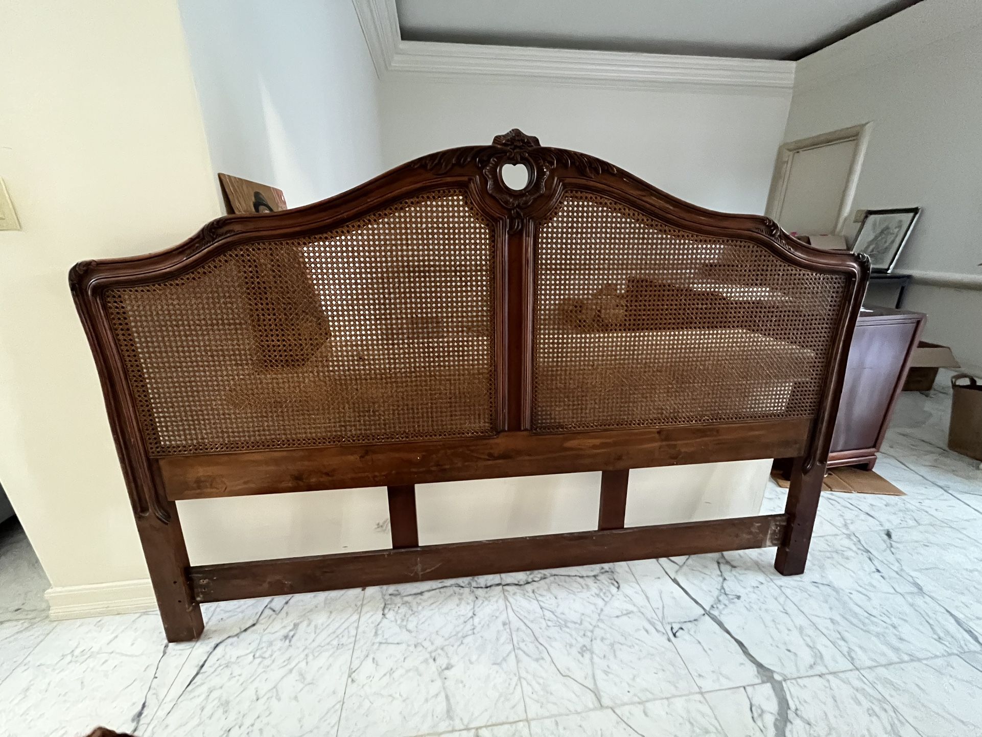 French Bed KING Headboard NO FRAME - Obo