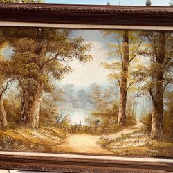 Claira Inness Oil Painting 