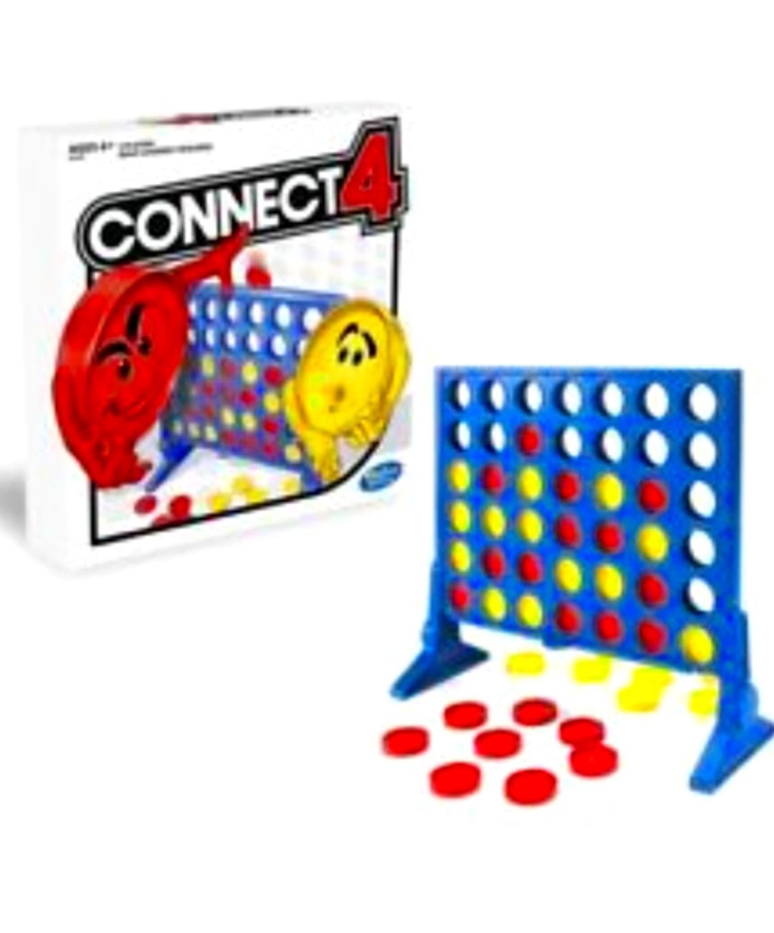 Hasbro Connect 4 Game  Challenge a friend to disc-dropping fun with the classic game of Connect 4! Drop your red or yellow discs in the grid and be th