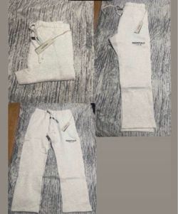 Fear of God Essentials Sweatpants Light Oatmeal Medium Pick Up Only