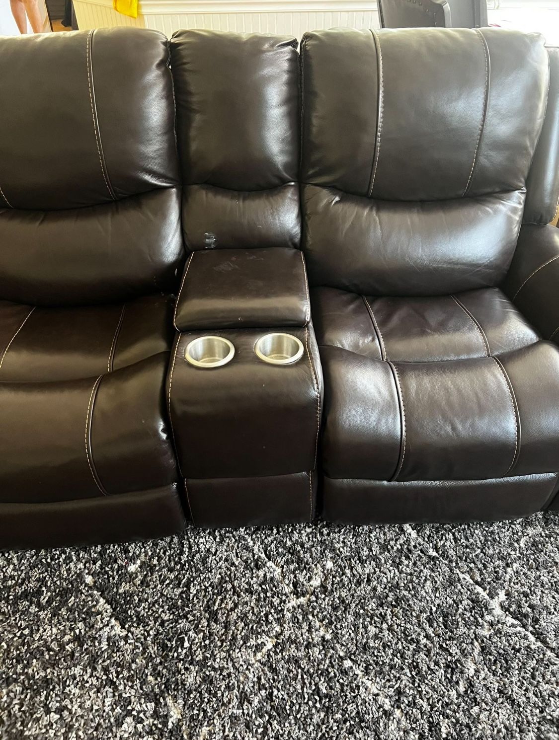Recliner Leather couches