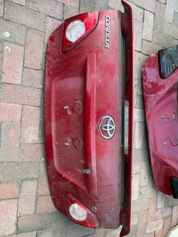 trunk part Toyota Corolla