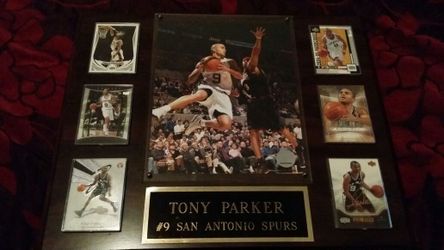 Really Awesome Tony Parker Spurs plaque. Only 30.00