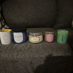 Variety Of Scented Candles