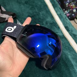 Odoland Magnetic Interchangeable Ski Gog Brand New, But Has Some Light Scratching On The Lens