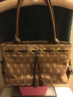 BRENTANO BB BROWN/GOLD HANDBAG