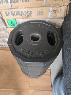 Iron Grip Urethane 25lb Olympic Weight Plates