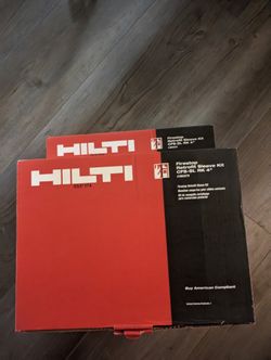 Hilti Firestop CFS-SL-RK 4” Kits New