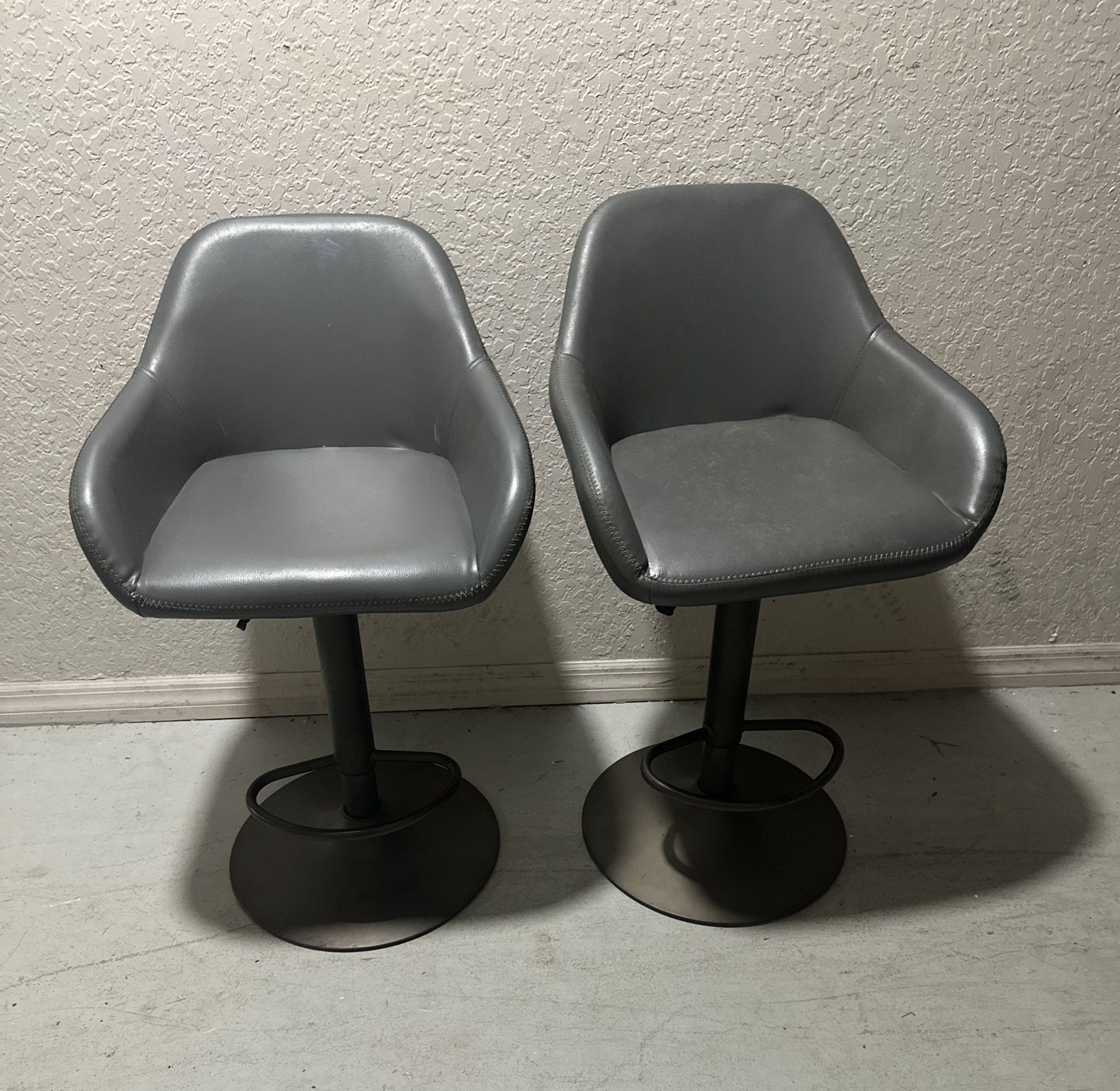Gray High Bar stool Chairs