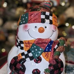 Snowman cookie jar☃️