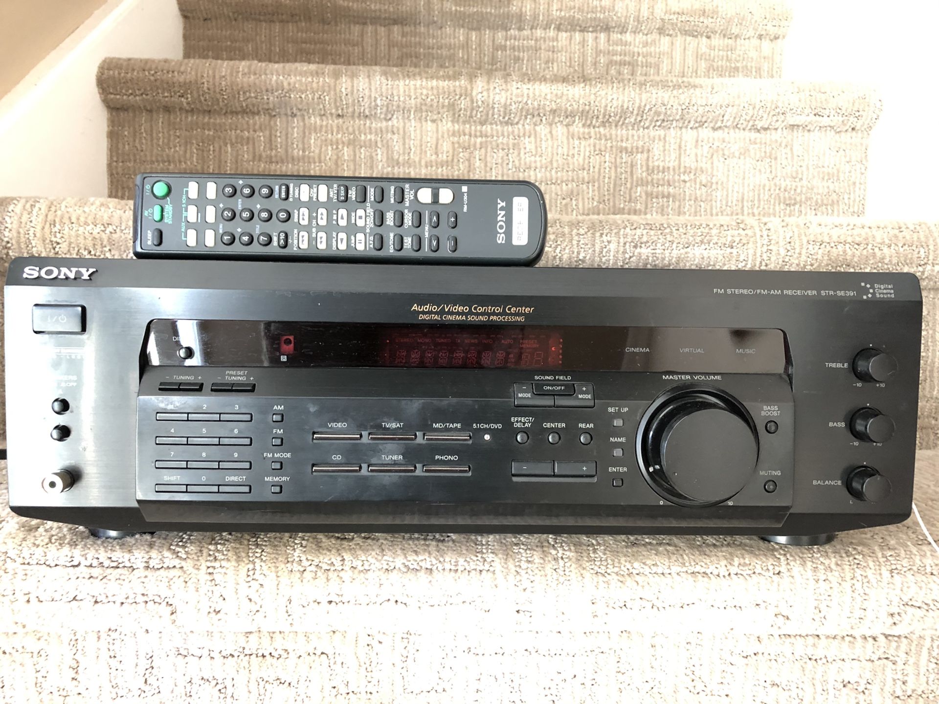 Sony STR SE391 stereo receiver
