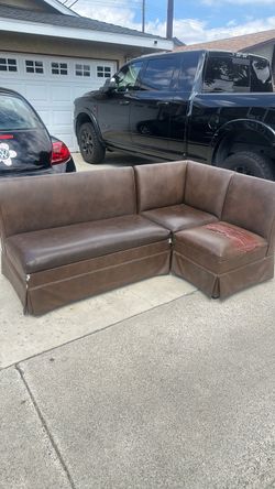 3 piece sectional banquette dining booth