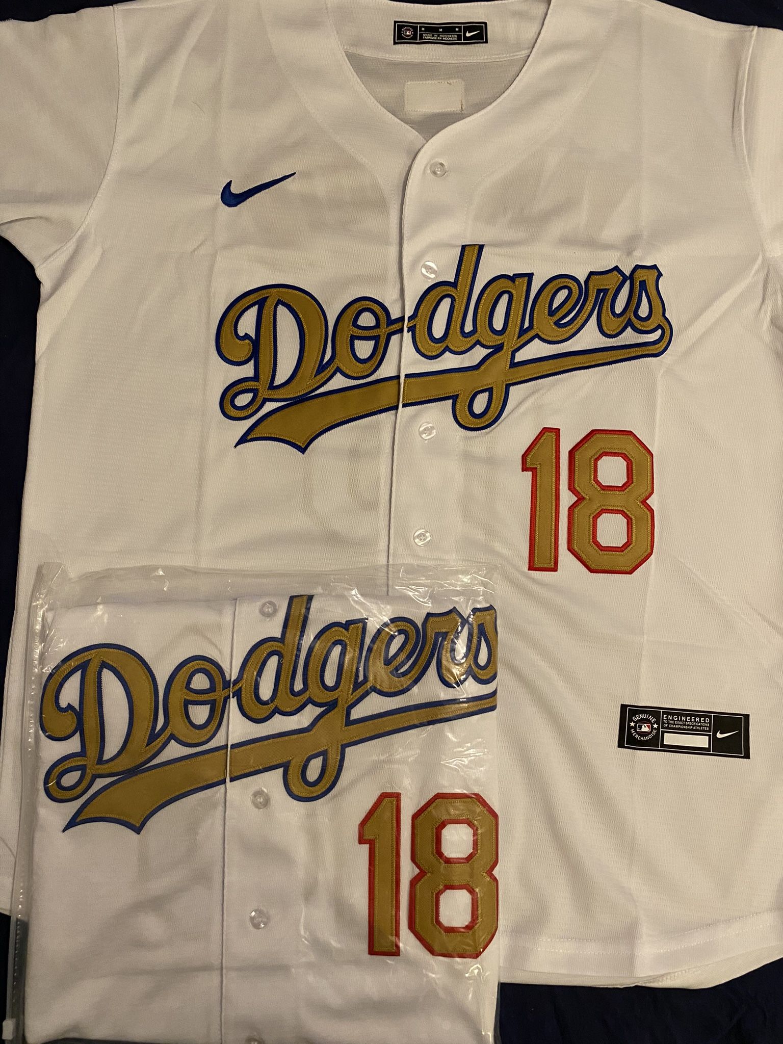 Los Angeles Dodgers Yoshinobu Yamamoto White 2025 Gold Collection Limited Jersey⚾️