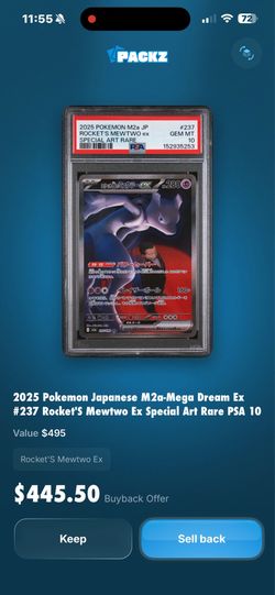 PSA 10 Mewtwo