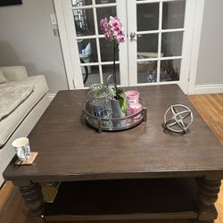 Solid Wood  Thomasville Coffee Table 47x47