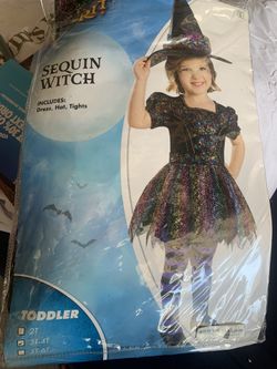 Halloween Sequin Witch