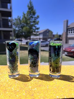 Bad Bunny Summer Vibes Shot Glasses (3pack)