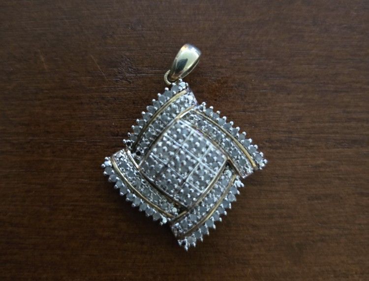 Gold Over Brass Pendant 