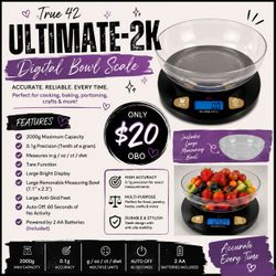 True 42 Ultimate-2K Digital Bowl Scale