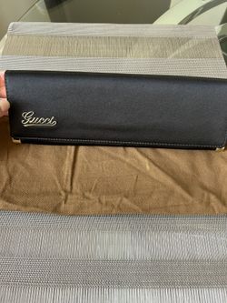 Authentic Black Gucci Clutch
