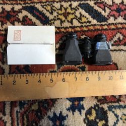 Vintage Japanese Binoculars Ofuna & Cardboard Fold Out Binoculars