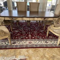 Dining table and 8 Seat Set. Paid $8,600