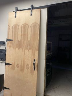 Barn door W/ hardware