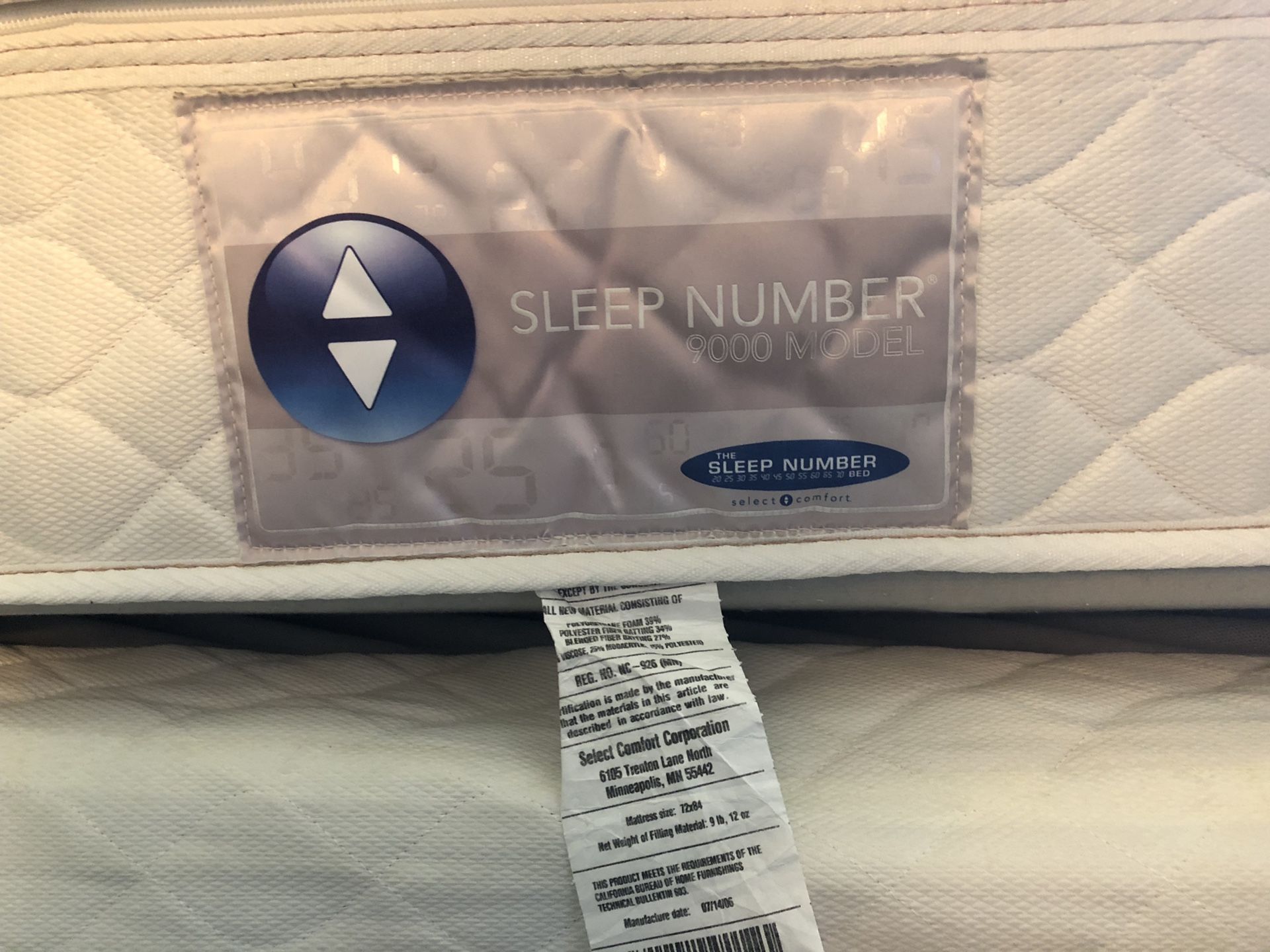 Complete Cal King Sleep Number Bed for Sale in Covina, CA OfferUp