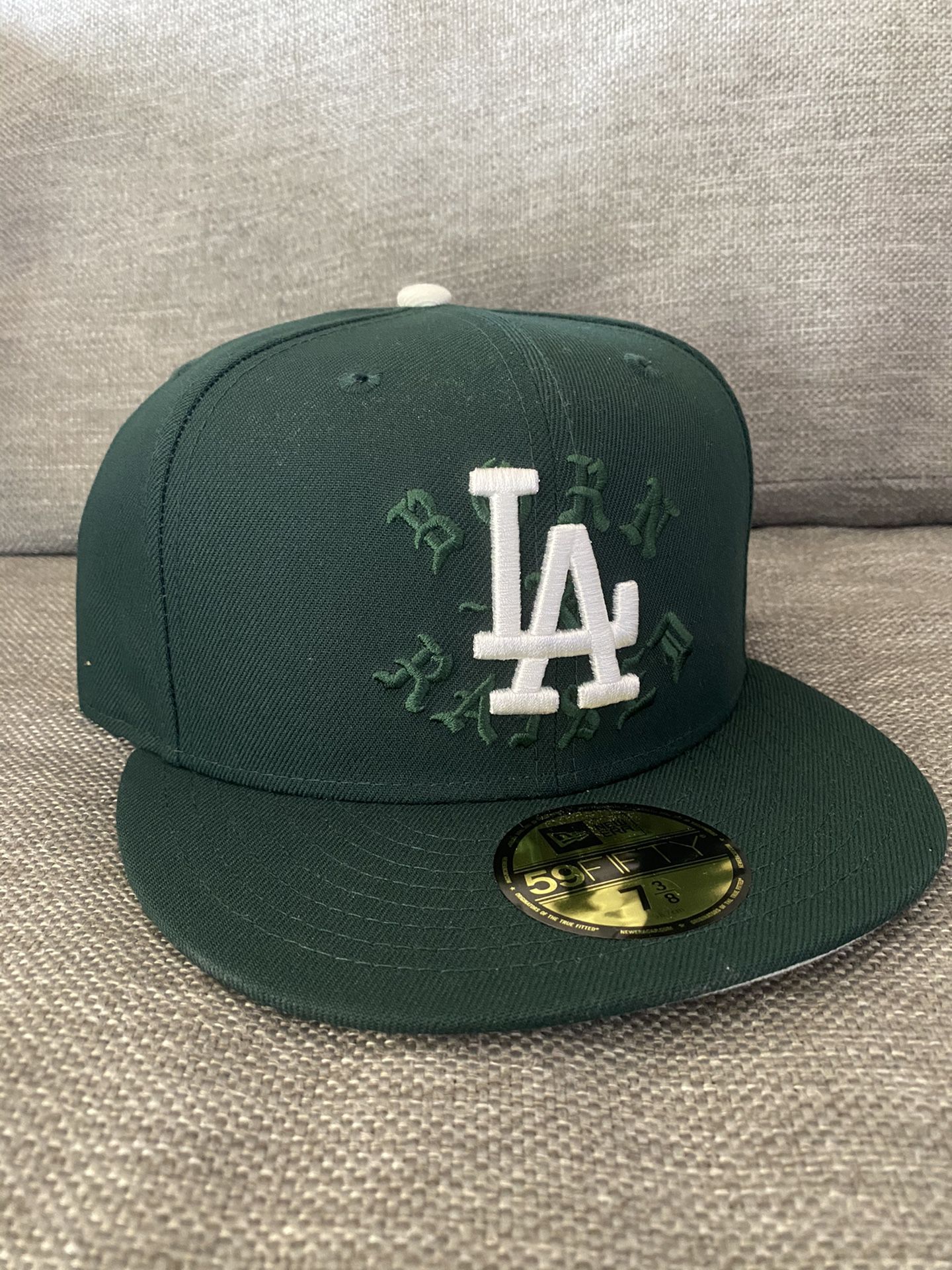 Born Raised New Era Los Angeles Dodgers Hat 7 3/8 for Sale in