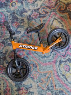 Strider balance bike bicycle