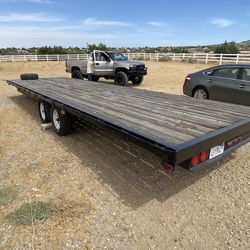 28ft Deck Over HD Flat Bed Trailer 
