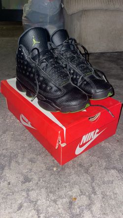 Air Jordan 13 Black Green Sneakers
