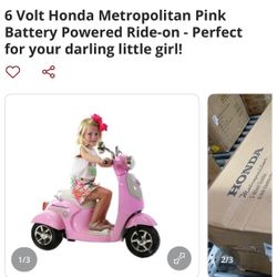 Kid 3 Wheel Battery Scooter 