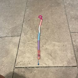Keychain pink white blue purple colors 14 inches