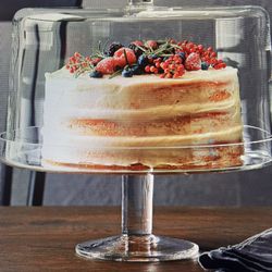Krosno Handmade Cake Plate and Dome