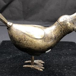 Antique Parrot Oil Lamp