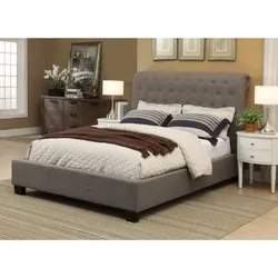 GARAGE SALE – Costco Rafferty Upholstered Bed Frame 🚨