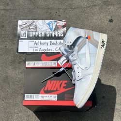 Air Jordan 1 Virgil Abloh Alaska Size 11.5 13