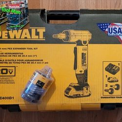 Dewalt 20v Cordless Pex Expander Kit $340 Firm Pickup Only 