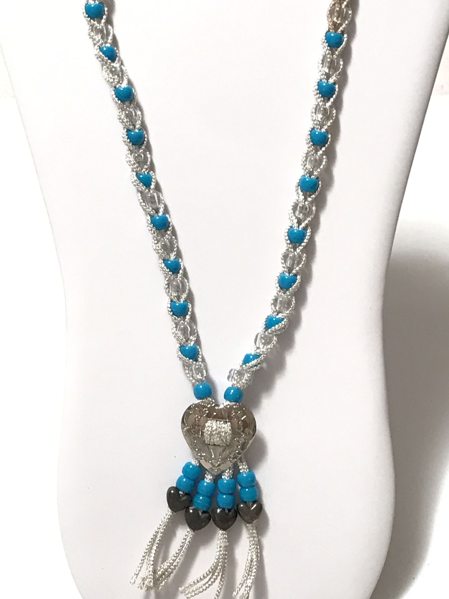 Indian style heart necklace