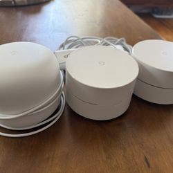 Google Nest WiFi Mesh Routers (3 Pack)