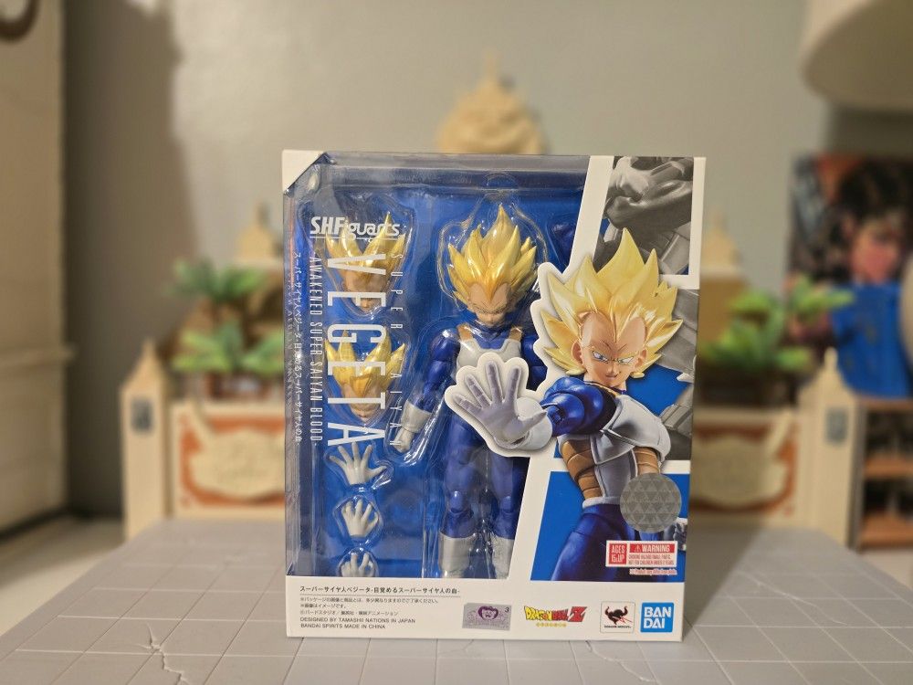 S.H. Figuarts Vegeta Awakened Super Saiyan Blood – New & Sealed – Bandai Spirits